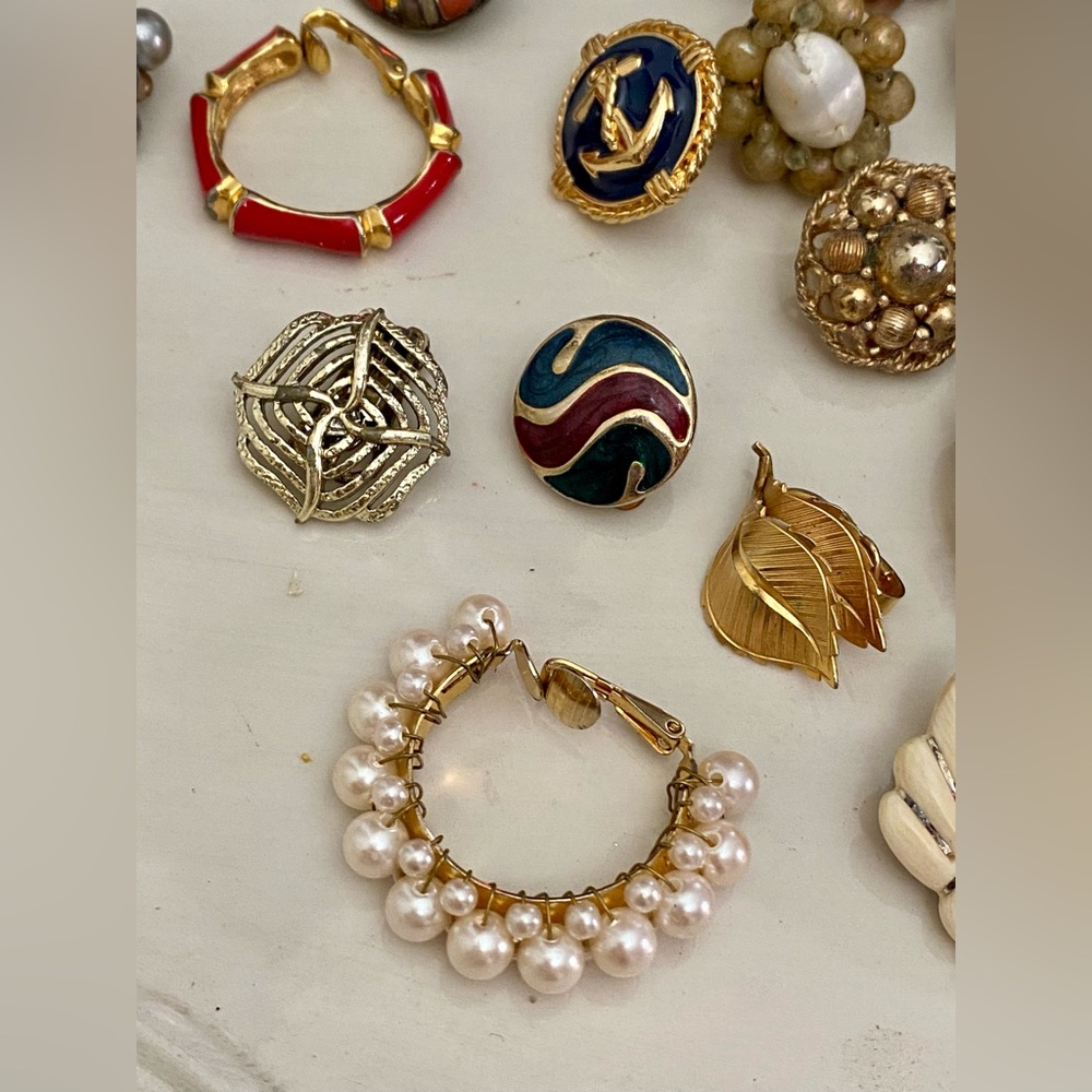 Vintage Single Earrings Lot / Craft Jewelry - Picture 3 of 12